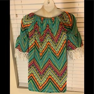 Vintage Win Win blouse L/XL very uniquely